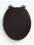 John Lewis Slatted Easy-Fix Toilet Seat, FSC-Certified (MDF)