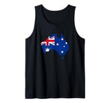 Australia Down Under Classic Australian Flag Map Gift Tank Top