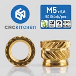 CNCKitchen Threaded Inserts M5 Short - 50pcs