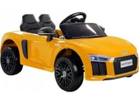 Lean Cars Dobbel Elbil For Barn Audi R8 Spyder Gul