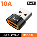 CABLE TELEPHONE,B Type-c To Usb 3.0 Adaptateur OTG USB 30 vers type C convertisseur femelle vers mâle charge rapide transfert de do