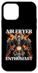 Coque pour iPhone 12 mini Amateur de friteuse à air drôle Cringe Hard Squelette Meme