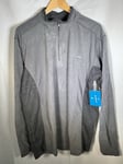 Columbia Klamath Range II Half Zip Grey Men’s Pullover UK XL Brand New