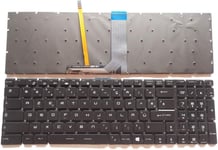 Clavier Français AZERTY RGB rétro-éclairé coloré pour MSI GP72 WS60 PE72 GE62VR GP62VR GT62VR GT73VR GS73VR GT72VR GT83VR 2QC 6QE 6QC 6QF 2QF 6QD 2QE 7RE 2QL 6QL 7RD 2QD 6QF Apache Pro Heroes FR