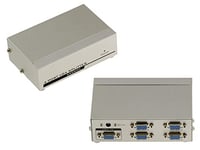 KALEA-INFORMATIQUE Répartiteur vidéo VGA Type Splitter Qui duplique à l'identique 1 Source en entrée vers 4 Sorties simultanées. Bande passante 250MHz