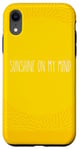 Coque pour iPhone XR Rae inspiré Dunn Hey Sunshine on my mind Summer Vacation