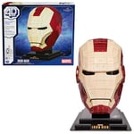 4D BUILD - Puzzle 3D Marvel - Maquette Avengers 96 Pièces - Casque Iron Man Inspiré de la Saga - Puzzle Adulte - Jeu de Construction à Collectionner - Jouet adulte - Jeu Enfant 12 ans et +