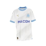 Maillot De Football Puma Om Home Jsy Rep Jr Blanc