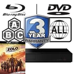 Panasonic Blu-ray Player DP-UB150EB-K Full MultiRegion & Solo A Star Wars Story