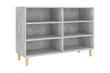 Skänk betonggrå 103,5x35x70 cm spånskiva - Betonggrå Sideboard & skänk Grå Trä