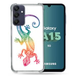 Coque Renforcée pour Samsung Galaxy A15 4G / 5G Animal Salamandre Color