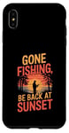 iPhone XS Max Gone Fishin' Funny Fishing Outdoors Case