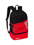 Erima Wings, Unisex Six Backpack, Red/Black, 1, Red/Black