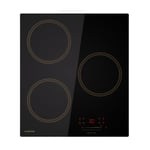 Built-In Induction Hob 3-Zone Cooker 6600W Touch Control Timer & Child Lock