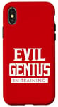 iPhone X/XS Evil Genius In Training comic geek convention nerd Case