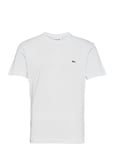 Tee-Shirt&Turtle Neck Tops T-shirts Short-sleeved White Lacoste