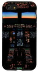 Coque pour iPhone SE (2020) / 7 / 8 Avion Cockpit Vol Esthétique Night Instruments Pilote