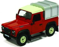 Tomy Land Rover Defender 90 + Canopy, Bil, 3 År, Metall, Plast, Svart, Metallisk, Röd