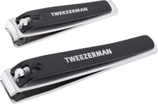 Tweezerman Stainless Steel Nail Clipper 2-Piece Set 