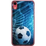 Apple iPhone XR Transparent Mobilskal Fotboll