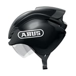 ABUS GameChanger Tri Bike Helmet - For Triathletes And Road Cyclists - Aerodynamics For Best Times - For Men And Women - Black, Size L