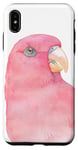 Coque pour iPhone XS Max Lory rouge (Eos Bornea) aquarelle perroquet portrait