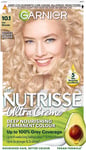 Garnier Nutrisse Permanent Hair Dye for All Hair Types, 10.1 Ice Blonde