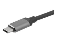 Startech.Com Usb-C Till Vga- Och Hdmi-Adapter - 2-I-1 - 4K 30 Hz - Rymdgrå - Extern Videoadapter - It6222 - Usb-C - Hdmi, Vga - Rymdgrå