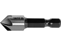 Yato Yt-44723, Borr, Försänkare, 1,04 Cm, 40 Mm, Laminat, Metall, Trä, 45°