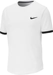 NIKE T-Shirt-CD0072 Boys T-shirt - White/Black/Black, X-Small