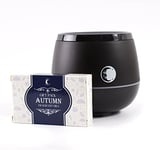 Mystic Moments Ultrasonic Diffuser with Autumn Fragrant Oil Gift Starter Pack, Black, 200ml