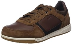 Geox Homme U Spherica Ec3 A Basket, Lt Brown Brown Cotto, 42 EU