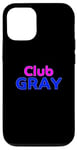 Coque pour iPhone 15 Pro Club Gray Family Reunion Squad Prénom