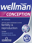 Wellman Conception and Fertility Vitamins Support 30 count (Pack of 1) 