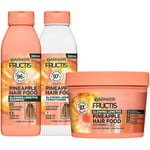 Garnier Fructis Hair Food Pineapple Trio Kit - Shampoo + Conditioner +