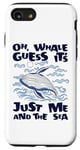 iPhone SE (2020) / 7 / 8 Just Me And The Sea Blue Beluga Cetacea Whale Watching Case