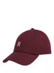 Tommy Hilfiger Elevated Chic Pure Organic Cotton Baseball Cap, Raspberry Truffle