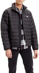 Levi's Men's Short Down Packable Jacket Mineral Black (Black) XXL -