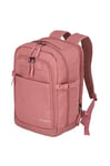 Travelite Sac À Dos Pour Ordinateur Portable 13" - Kick Off - Sac À Dos Pratique Avec Fonction Clipsable - 40 Cm - 20-23 Litres, Rose, Taille 40, Classique