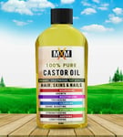 100% Cold Pressed Pure Castor Oil for Hair, Skin, Nails, Body, Lash & Brow 50ml