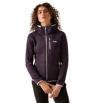 Regatta Womens Newhill Full Zip Hooded Fleece Jacket, Comfortable, Stretchable Midlayer - Perfect for Outdoors, Walking, Hiking & Camping