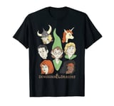 Dungeons & Dragons Cartoon Group Shot T-Shirt