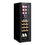 Wine Cooler Fridge Freestanding Drinks Chiller Wine Rack 2 Zones 27 Bottles