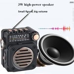 FM AM SW Pocket Mini Radio Receiver Bluetooth Music Player  Walking