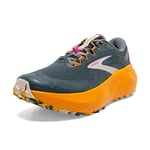 Brooks Homme Caldera 6 Sneaker, Slate/Cheddar/Silver Gray, 41 EU