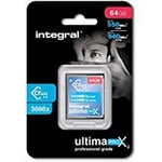 Integral UltimaPro X2 - Carte mémoire flash - 64 Go - 3600x - CFast 2.0
