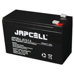 Japcell JC12-7.2 F2 12V 7,2Ah AGM blybatteri (6,3mm)