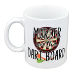 Fun Murder on the Dartboard Design Darts Fan Mug XCMN320