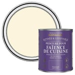 Rust-Oleum Peinture Blanche Résistante à l'eau pour Faïence de Cuisine, Finition Satinée - Crème Fouettée 750ml