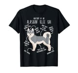 Alaskan Klee Kai Dog Anatomy, Funny Cute Grey Gray Pet Mom T-Shirt